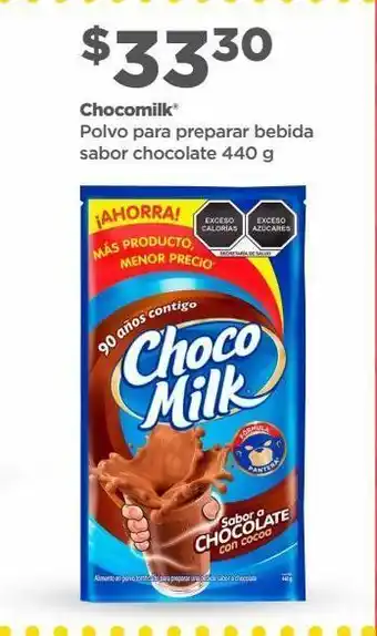 Bodega Aurrerá Chocomilk polvo para preparar bebida sabor chocolate 440 g oferta