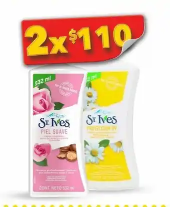 Bodega Aurrerá Crema corporal st ives 532ml x 2 unidades oferta