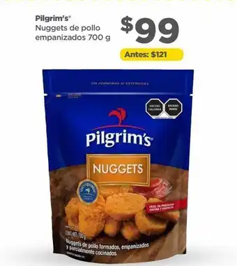 Bodega Aurrerá Pilgrim's nuggets de pollo empanizados 700 g oferta