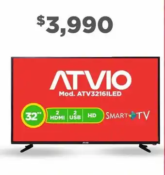 Bodega Aurrerá Smart tv atvio 32" hd oferta
