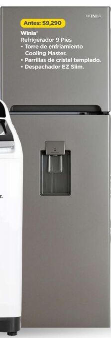 Bodega Aurrerá Winia refrigerador 9 pies oferta