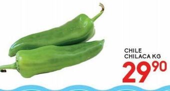 Alsuper Chiles chilaca kg oferta