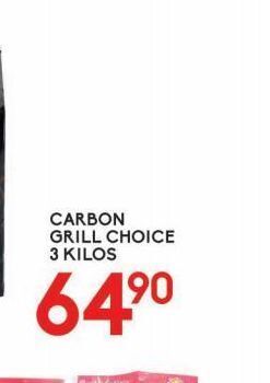 Alsuper Carbón grill choice 3 kilos oferta