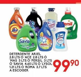 Alsuper Detergente ariel 2.8 lts oferta