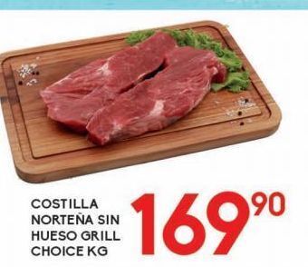 Alsuper Costilla norteña sin hueso oferta