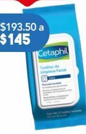 Farmacia San Pablo Cetaphil toallas lipieza paq c/25pz oferta