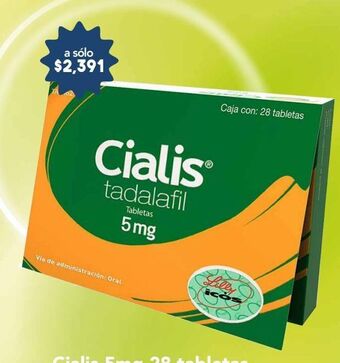 Farmacia San Pablo Cialis tab 5mg caj c/28 oferta