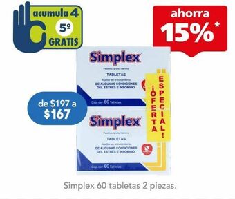 Farmacia San Pablo Nartex simplex paq c/120 oferta