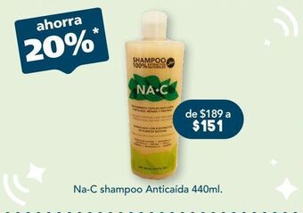 Farmacia San Pablo Na c shampoo anticaida btl c/440ml oferta