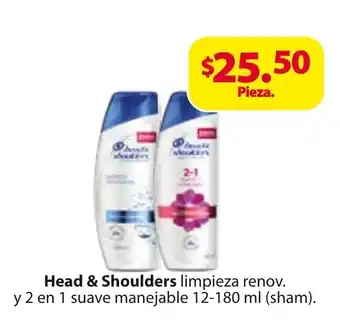 Head & Shoulders Shampoo 2en1 12-180ml