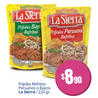 Frijoles Refritos Peruanos o Bayos La Sierra 220g