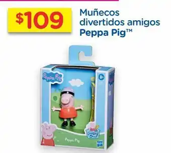 Muñecos divertidos amigos peppa pig