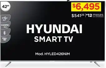 Chedraui Pantalla hyundai 42 pulgadas fhd smart tv oferta