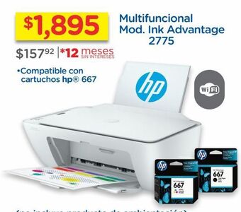 Chedraui Multifuncional hp deskjet ink advantage 2775 oferta