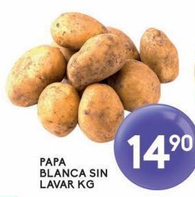 Alsuper Papa blanca sin lavar kg oferta