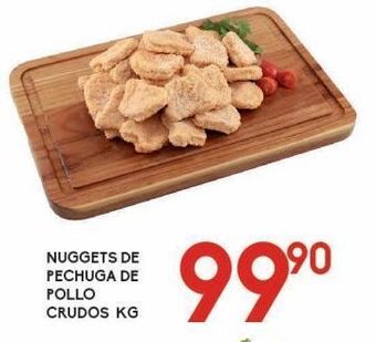 Alsuper Nuggets de pechuga de pollo crudos kg oferta