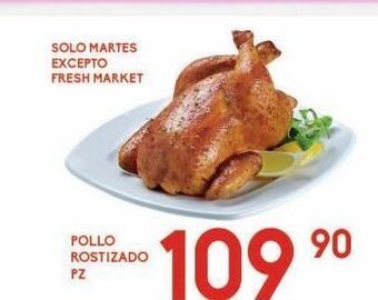 Alsuper Pollo rostizado pz oferta
