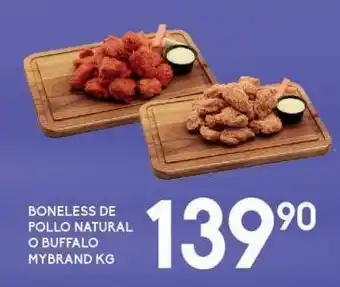 Alsuper Boneless de pollo naturales y bufalo kg oferta