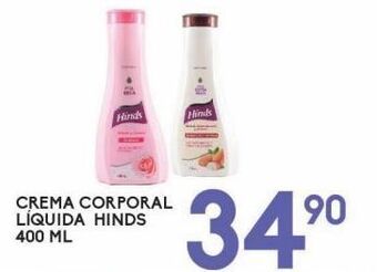 Alsuper Crema corporal hinds 400ml oferta