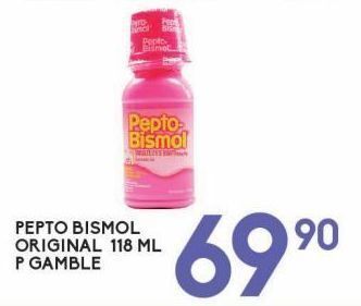 Alsuper Pepto bismol original 118ml oferta