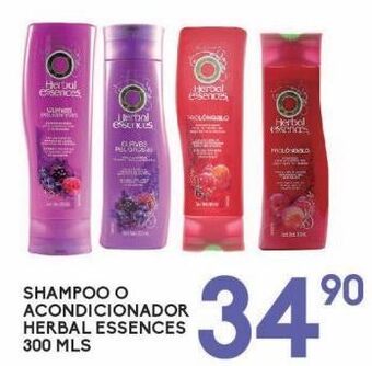 Alsuper Shampoo o acondicionador herbal essences 300ml oferta
