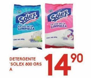 Alsuper Detergente solex 800g oferta