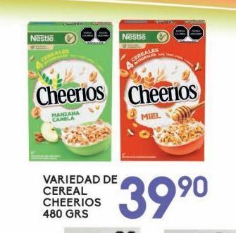 Alsuper Variedad de cereales cheerios 480g oferta