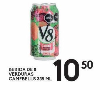 Alsuper Bebida de 8 verduras campbells 335ml oferta