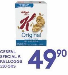 Alsuper Cereal special k kelloggs 550g oferta