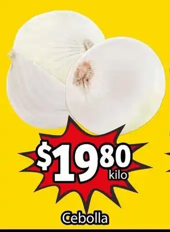 Soriana Híper Cebolla kilo oferta