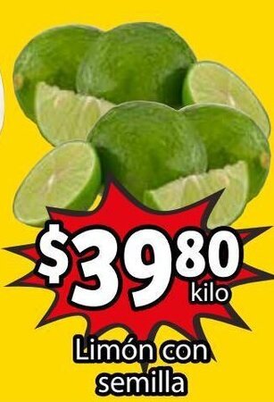 Soriana Híper Limon con Semilla kilo oferta