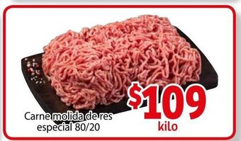 Soriana Híper Carne molida de res especial 80/20 oferta