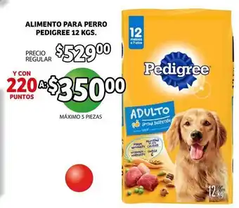 Soriana Híper Alimento Para Perro Pedigree 12 kgs oferta