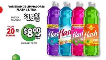 Variedad de Limpiadores Flash 1 Litro