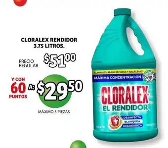 Cloralex Rendidor 3.75 Litros
