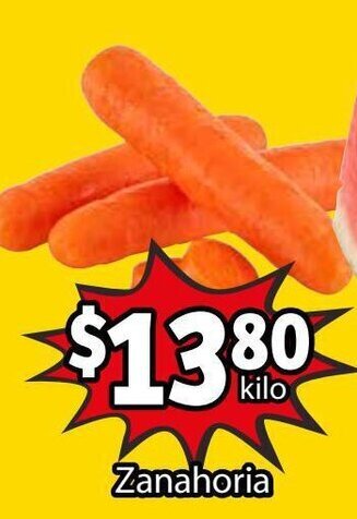 Soriana Mercado Zanahoria oferta