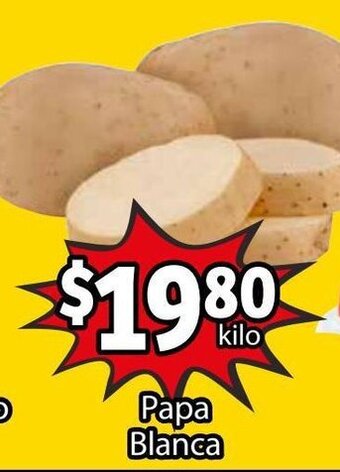 Soriana Mercado Papa Blanca oferta
