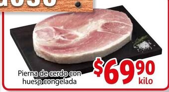 Soriana Mercado Pierna de cerdo con hueso congelada oferta