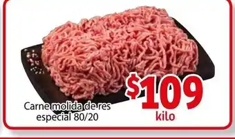 Soriana Mercado Carne molida de res especial 80/20 oferta