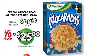 Soriana Mercado Cereal Azucaradas Maizoro 720 grs Caja oferta