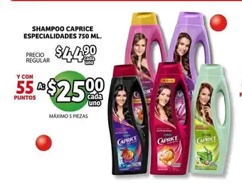 Soriana Mercado Shampoo Caprice Especialidades 750 ml oferta