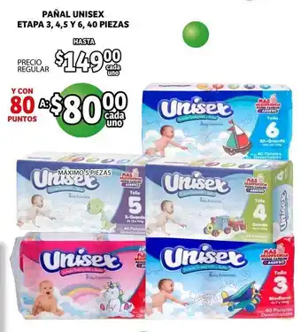 Soriana Mercado Pañal Unisex Etapa 3,4,5 Y 6 40 Piezas oferta