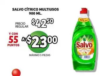 Soriana Mercado Salvo Citrico Multiusos 900 ml oferta