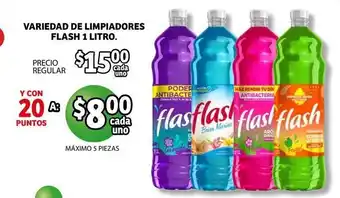 Soriana Mercado Variedad de limpiadores Flash 1 Litro oferta