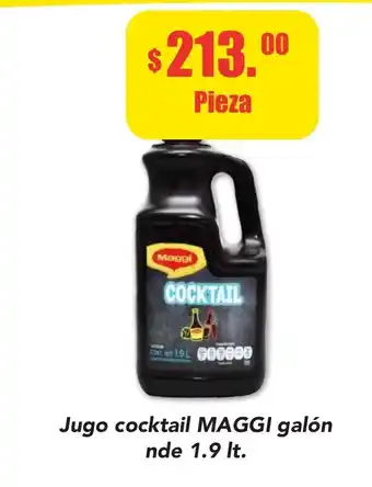 Jugo cocktail MAGGI galon nde 1.9 lt