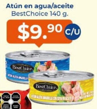 Tiendas Neto Atun en agua/aceite Bestchoice 140g oferta