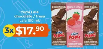 Yomi Lala chocolate / fresa Lala 190 ml