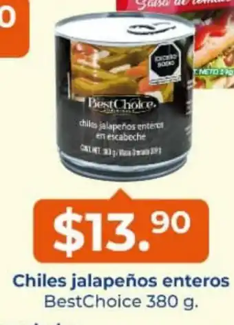 Tiendas Neto Chiles jalapeños enteros Bestchoice 380g oferta