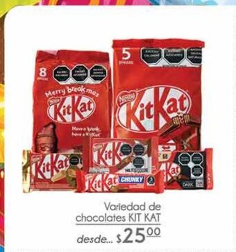 Fresko Variedad de chocolate kit kat oferta