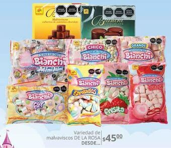 La Comer Variedad de malvaviscos de la rosa oferta